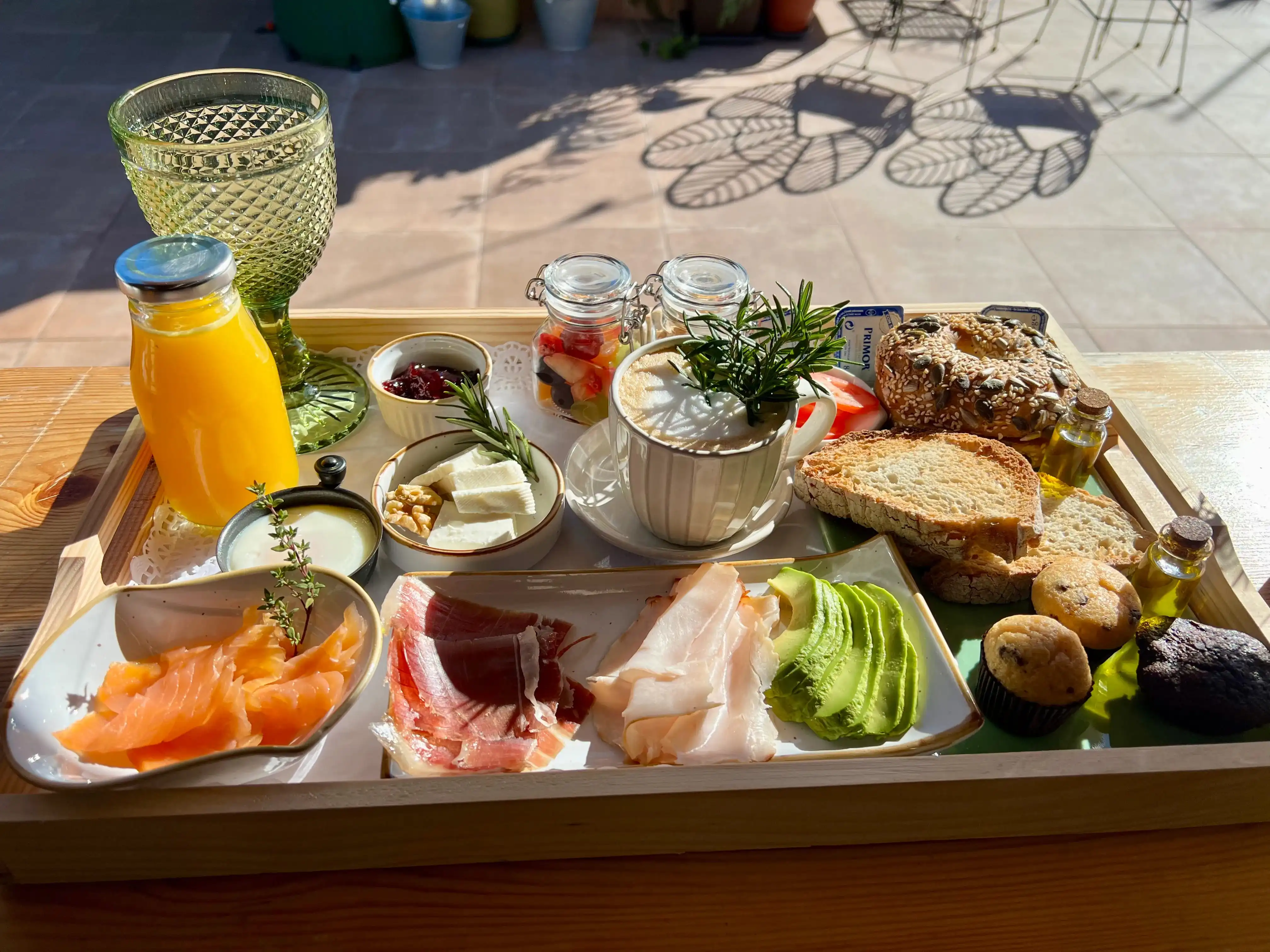 healthy brunch